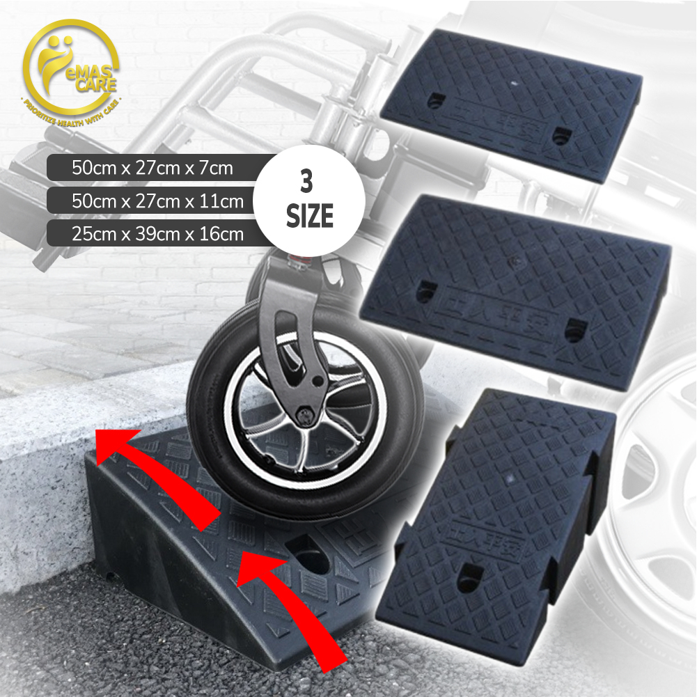 Car Mobility Wheelchair Bike Heavy Duty Threshold Ramp Kerb Ramp Mat