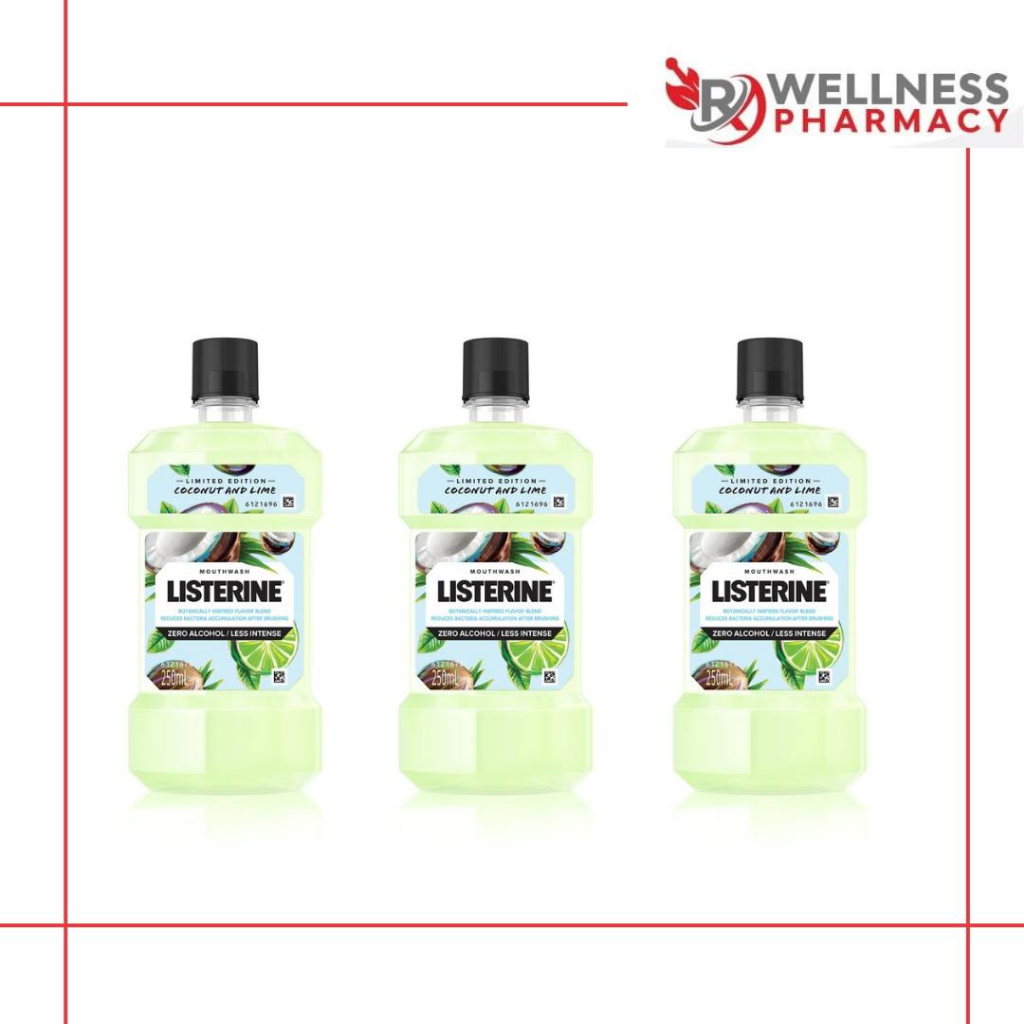 LISTERINE Coconut & Lime Mouthwash 250ML Shopee Malaysia