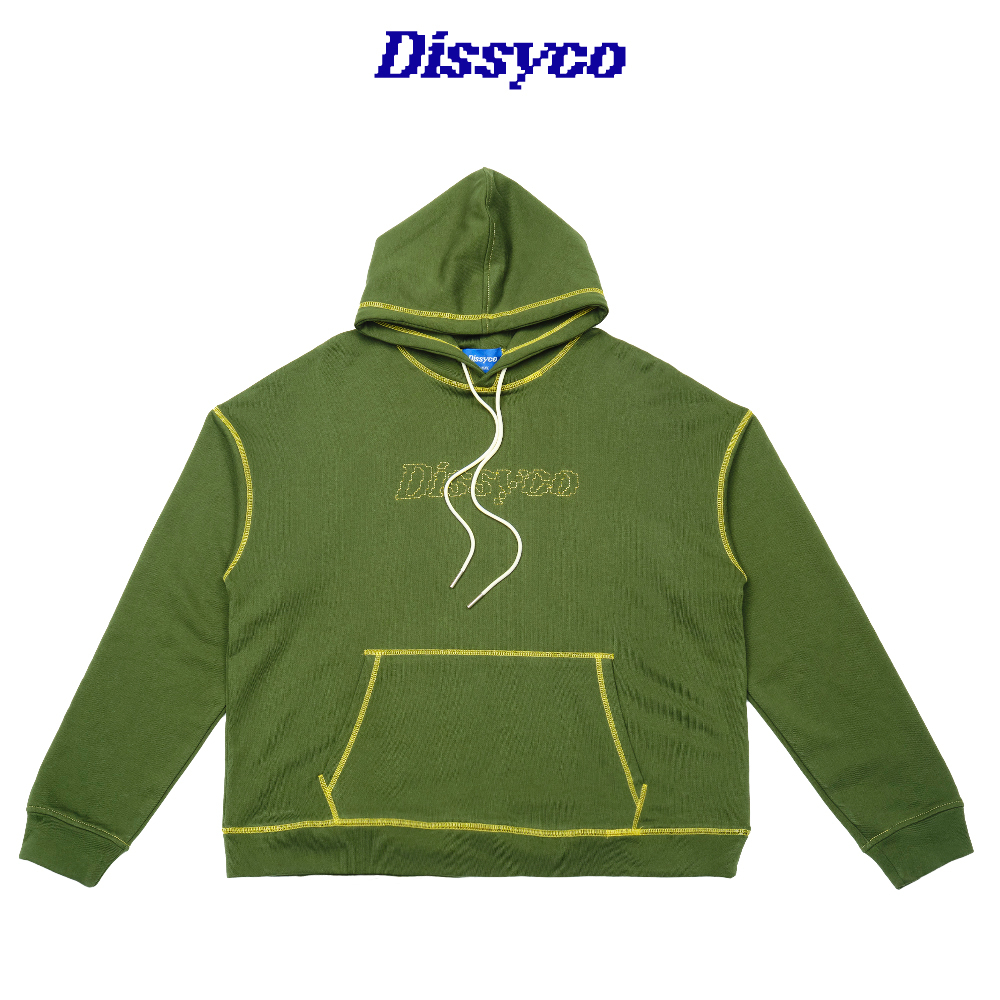 Dissyco Embroidery Hoodie (Green) | Shopee Malaysia
