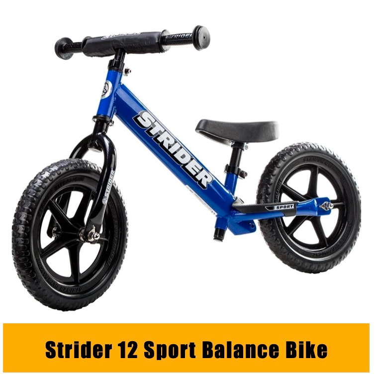 Strider 12 sport balance bike in blue sale