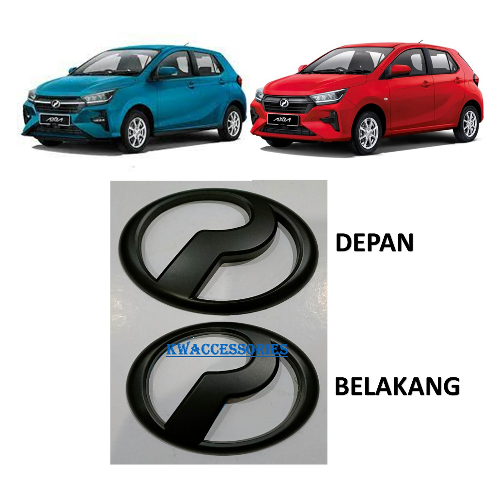 *NEW Ready Stock*Perodua Axia Year 2023 Logo Daihatsu Sirion Black ...