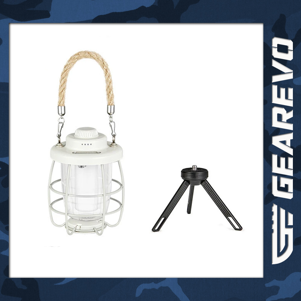 (New!) Naturehike Outdoor Camping Atmosphere Lantern With Tripod White Color (CNH22DQ007