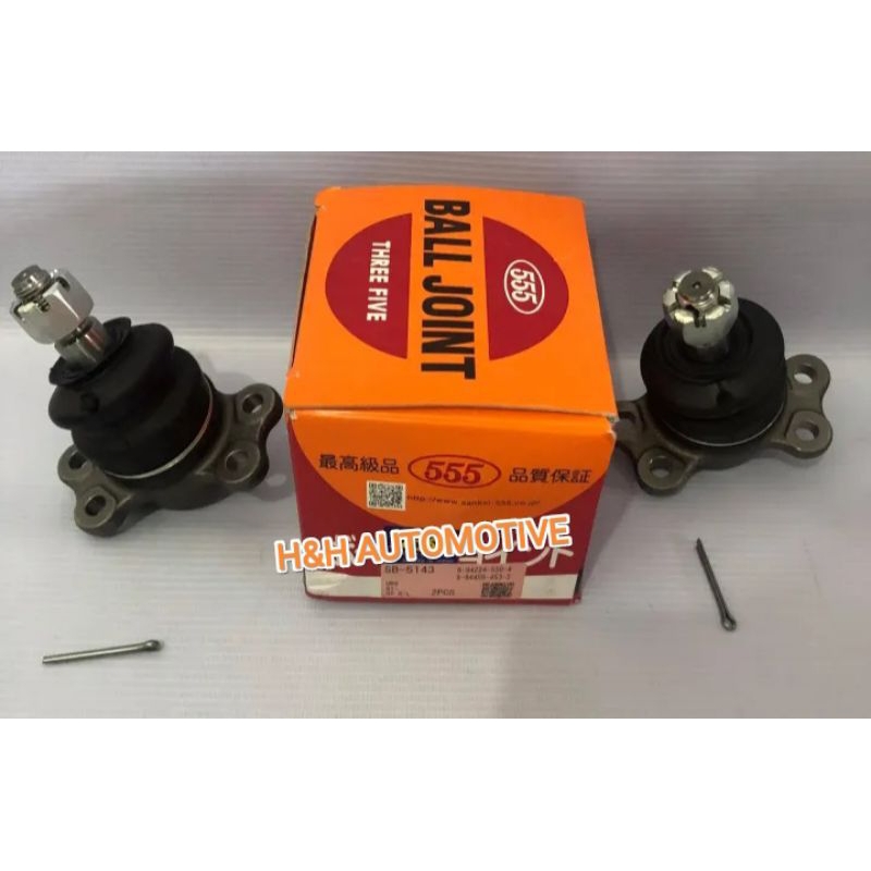 555 Japan Ball Joint Set Top Upper for Isuzu Invader Rodeo UBS56 (4
