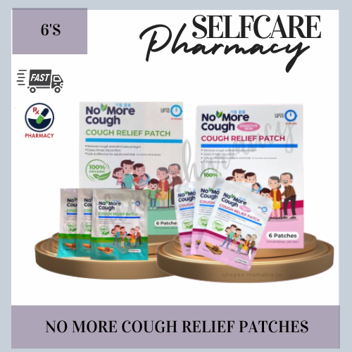 (6'S) NO MORE COUGH RELIEF PATCHES 6 PATCHES/BOX (PELEKAT BATUK UNTUK ...