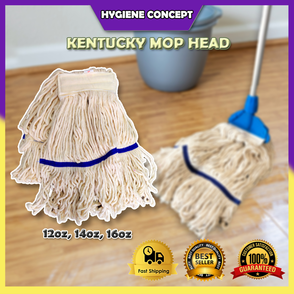 Kentucky Mop Head Only / LoopedEnd Floor Mop / Kentucky Mop Refill / Kepala Mop Lantai Shopee