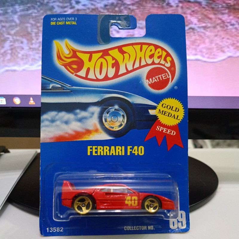 Hotwheels 1996 Ferrari F40 (3 SPK) rare | Shopee Malaysia