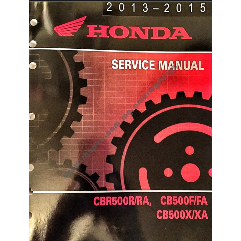 Honda CBR500R CB500F CB500X 2013 - 2016 Workshop Repair Service Manual