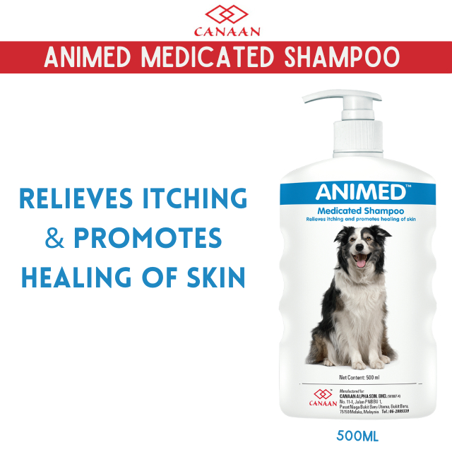 CANAAN Animed Medicated Shampoo Relieves Itching and Promotes Healing