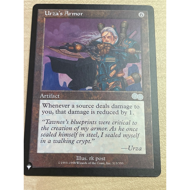 Armadura De Urza (Urza's Armor) · Urza's Saga (USG) #313