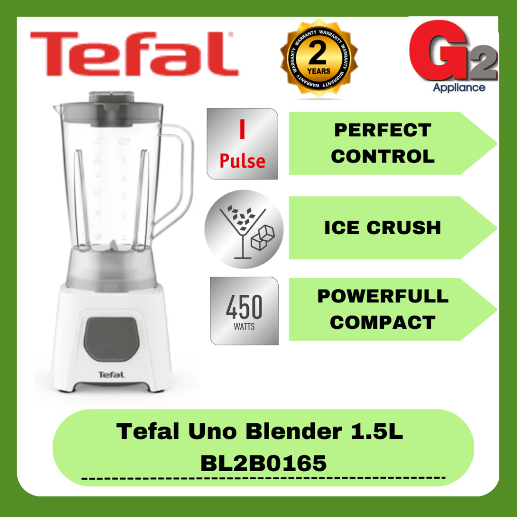 TEFAL UNO BLENDER 1.5L BL2B0165 (READY STOCK)TEFAL WARRANTY MALAYSIA