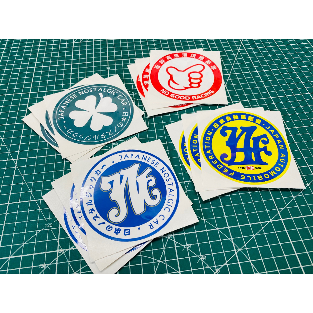 J070 JDM Decal Sticker JAF JNC Japanese Nostalgic Car NO GOOD RACING ...