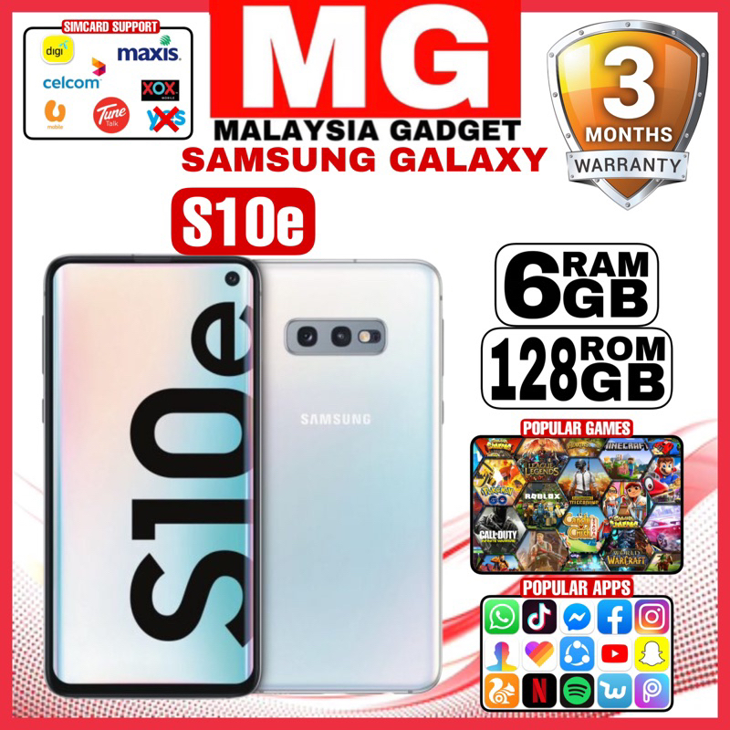 Samsung Galaxy S10e, (Snapdrragon 855) (Original Secondhand)(SME