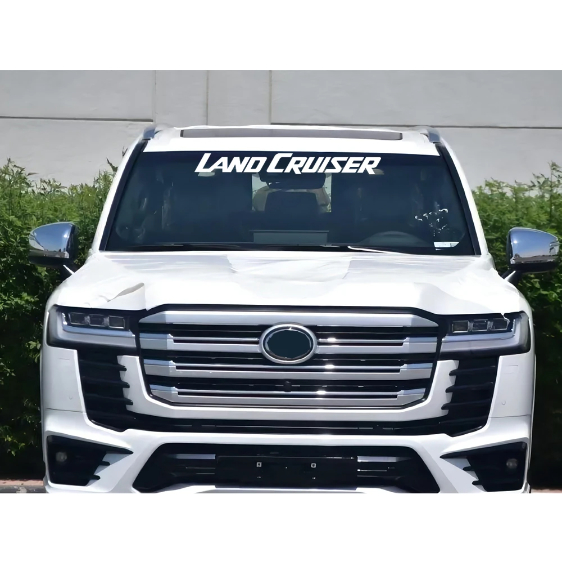Car Windshield Stickers For Toyota Land Cruiser 70 79 V8 J40 J200 GX VX ...