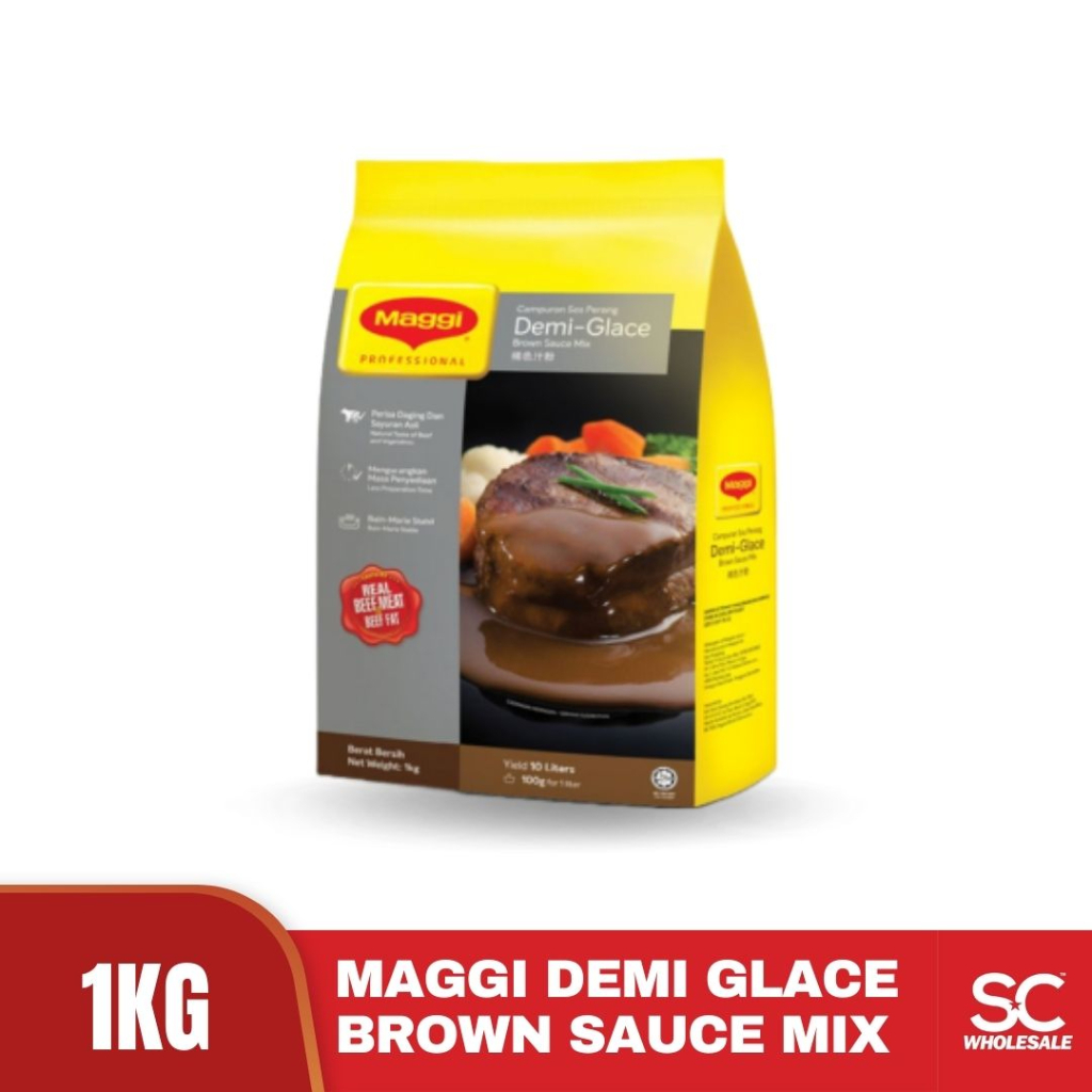 Maggi Demi Glace Brown Sauce Mix Sos Perang 1kg Shopee Malaysia