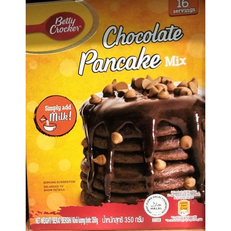 Betty Crocker Chocolate Pancakes Mix 400gm Shopee Malaysia