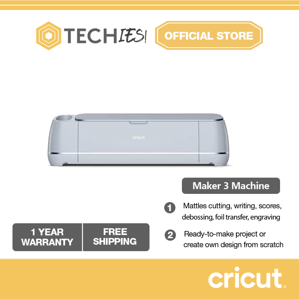 Cricut Maker 3 Smart Cutting/Mattless Cutting/Foil Transfer/Scoring