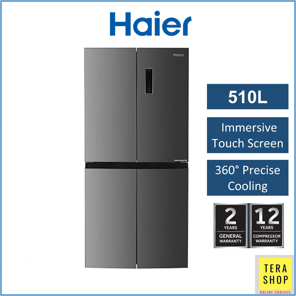 Haier HRF510MG 510L 4 Door Fridge Twin Inverter Refrigerator Peti