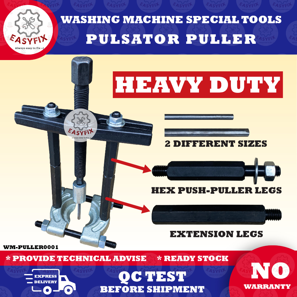 FULL SET Washing Machine Special Tools Pulsator Puller Pulsator Bush