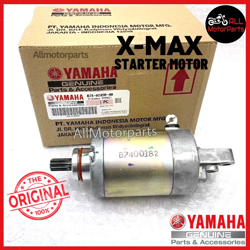 100 Ori Xmax X Max 250 300 Starter Motor Starting B74 H1890 00 100and Original Yamaha Shopee 1988