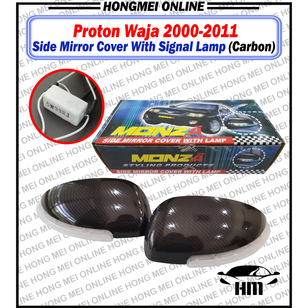 Proton Waja (20002011) Side Mirror Cover With Signal Lamp Chrome