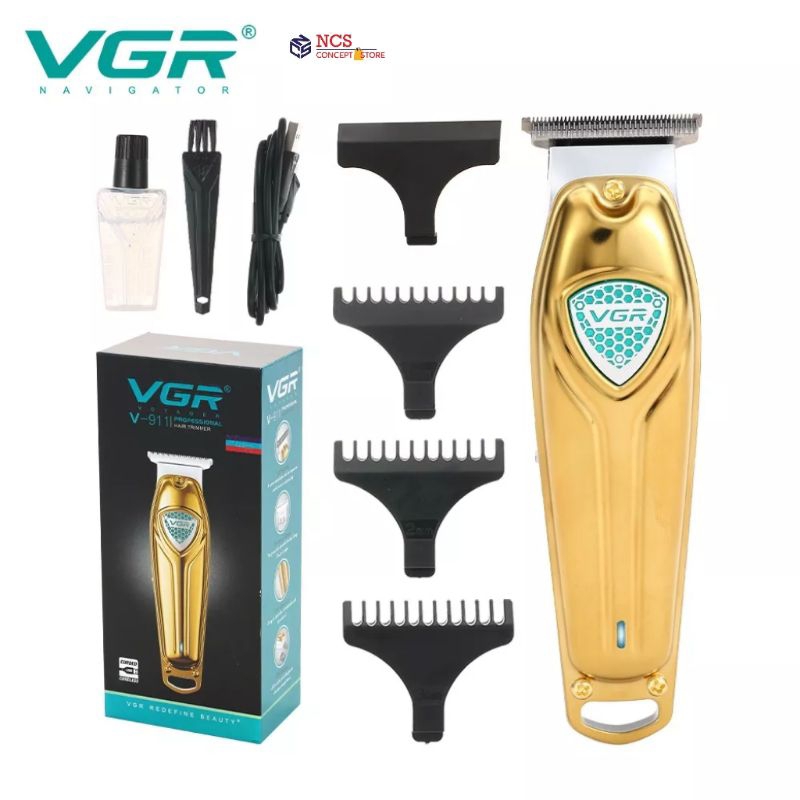 VGR V911 Electric Hairdresser Carving Scissors USB Rechargeable Oil