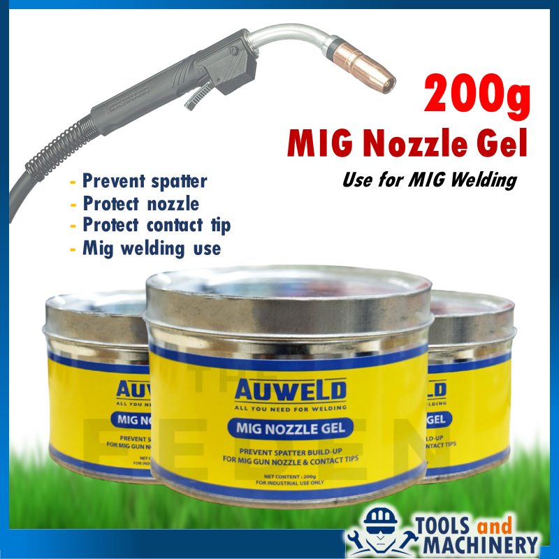 AUWELD Nozzle Gel 200g For MIG Welding AntiSpatter MIG Torch Nozzles
