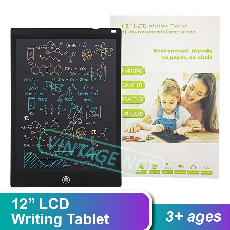 12 Inch LCD Writing Tablet Electronic Digital Writing Colourful Screen