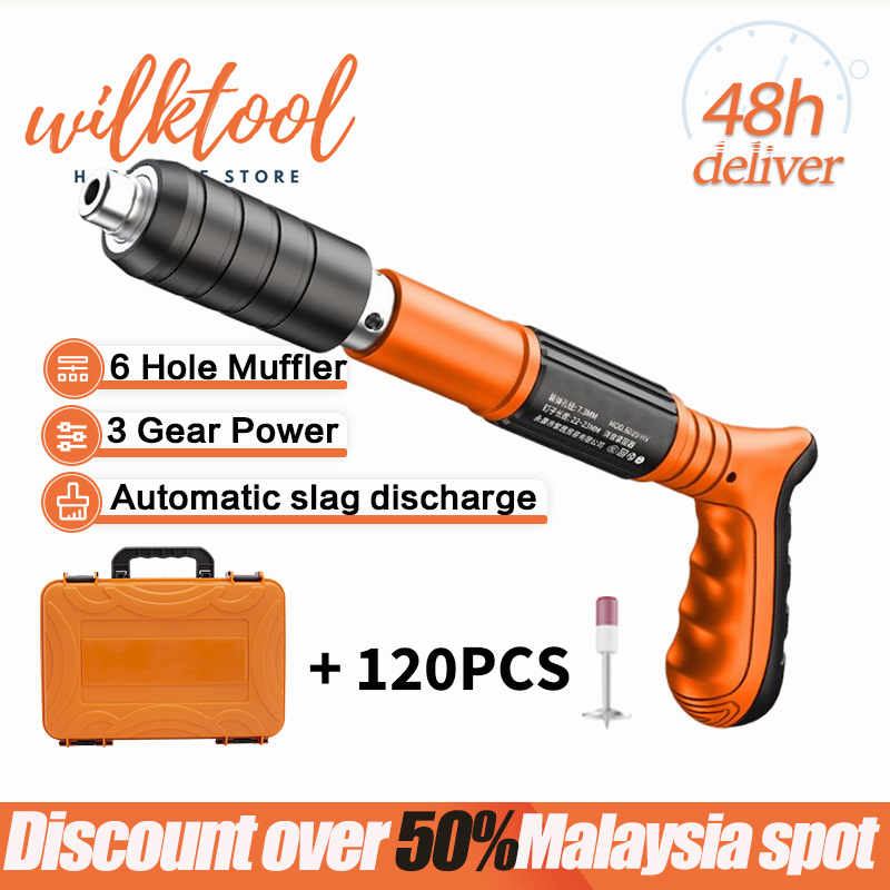 Rivet Gun(220nails) Tufting Gun Manual Steel Nails Gun Concrete Rivet