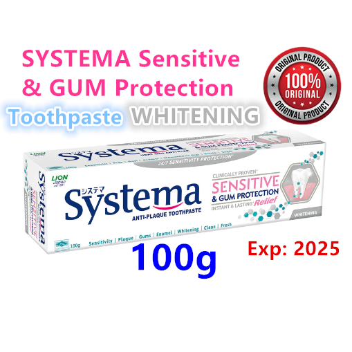 Systema Sensitive & Gum Protection Toothpaste 100g Whitening [EXP 2025