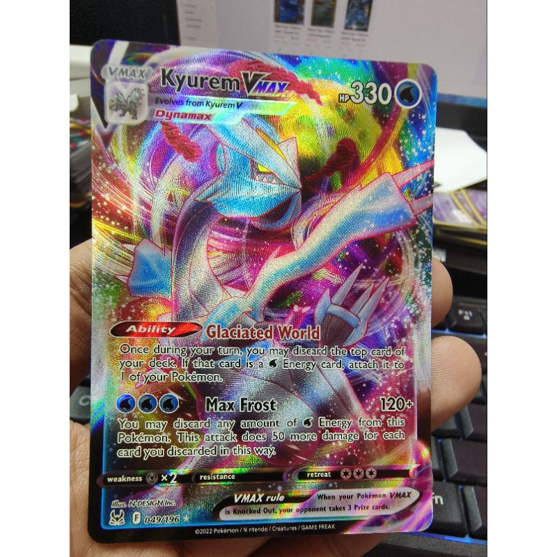 CARTE POKÉMON KYUREM Vmax 049/196 Origine Perdue EB11 FR NEUF EUR 6,00