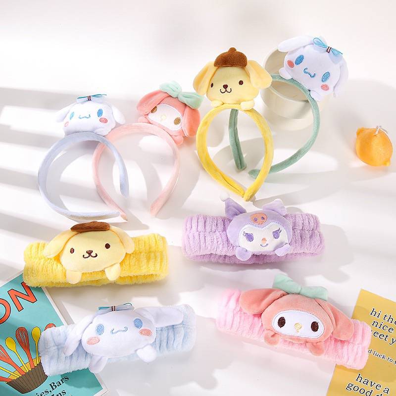 *UJV* Sanrio Kuromi Melody Cinnamon Cute Cartoon Kids Hairband Hair Tie ...