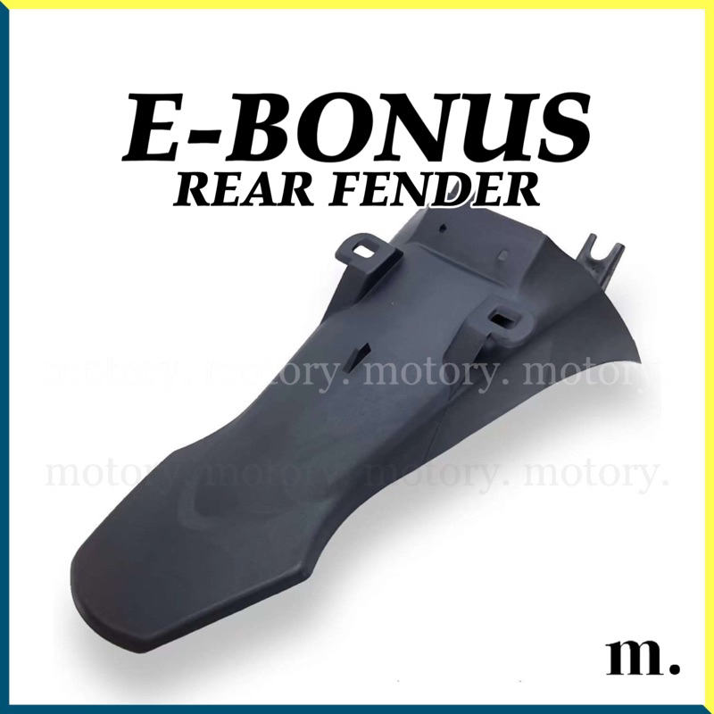 SYM E-BONUS / N1 - REAR FENDER (MATTE BLACK) 80100-SA5-000 EKOR COVER ...
