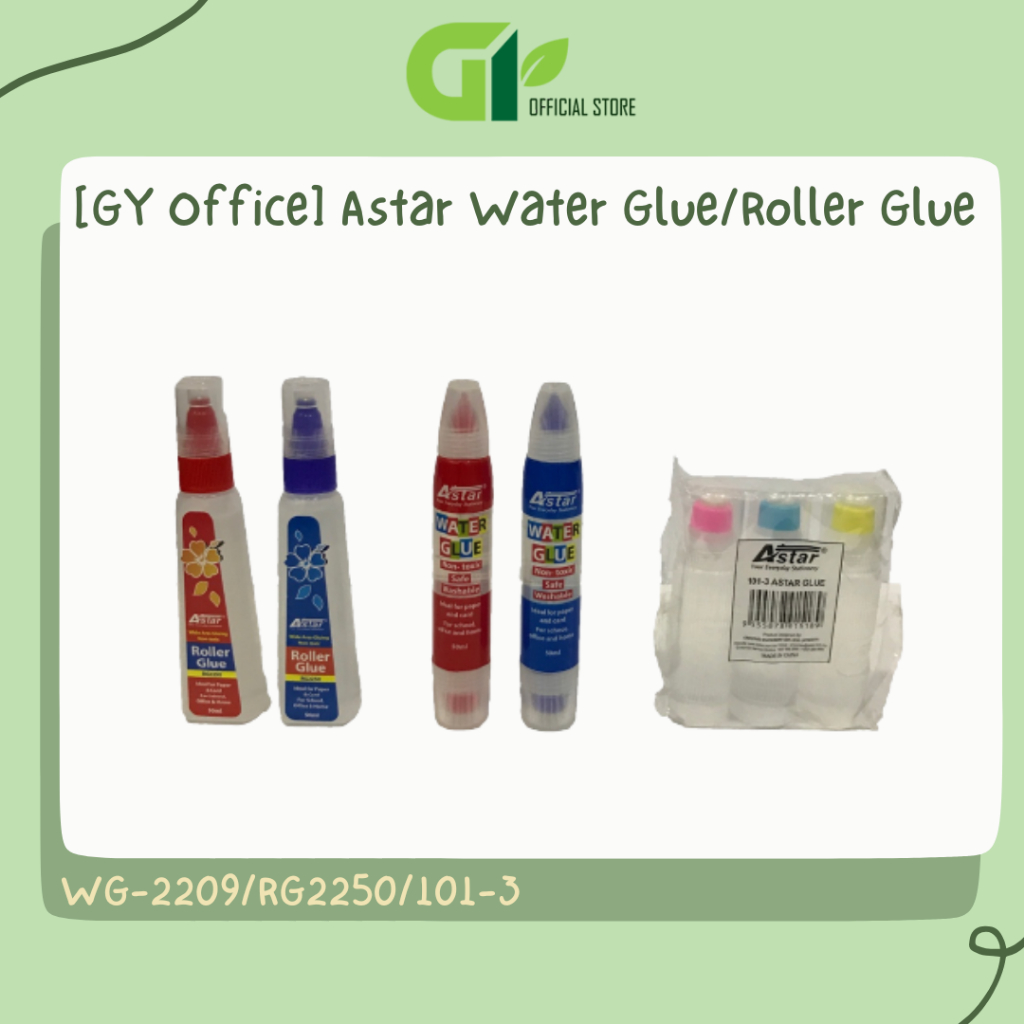 Gy Office Astar Water Glue Roller Glue Wg 2209 Rg2250 101 3 Shopee