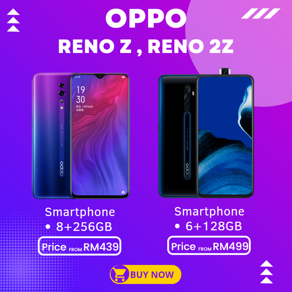Reno Z 8GB+256GB & Reno2 Z 8GB+128/256GB (Original Second) 1 Year ...