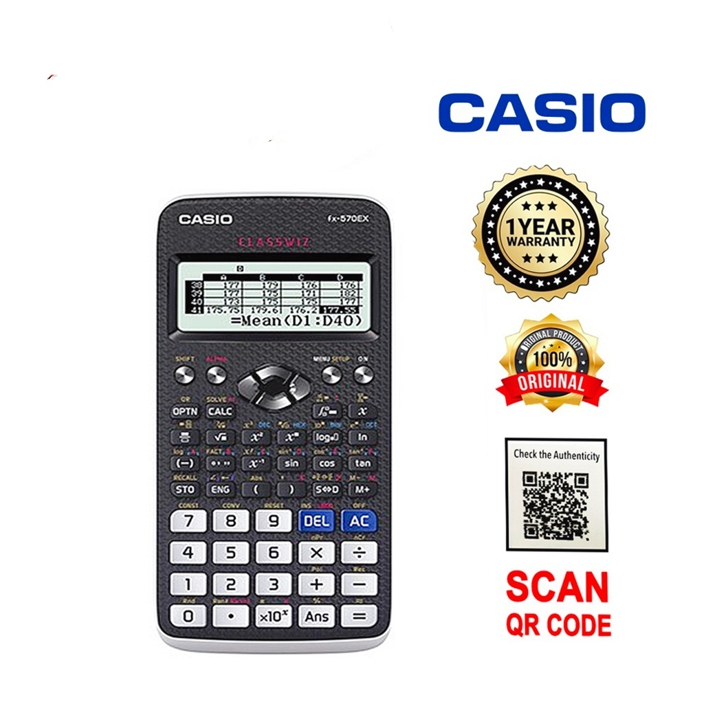 ORIGINAL CASIO Scientific Calculator FX 570EX Shopee Malaysia