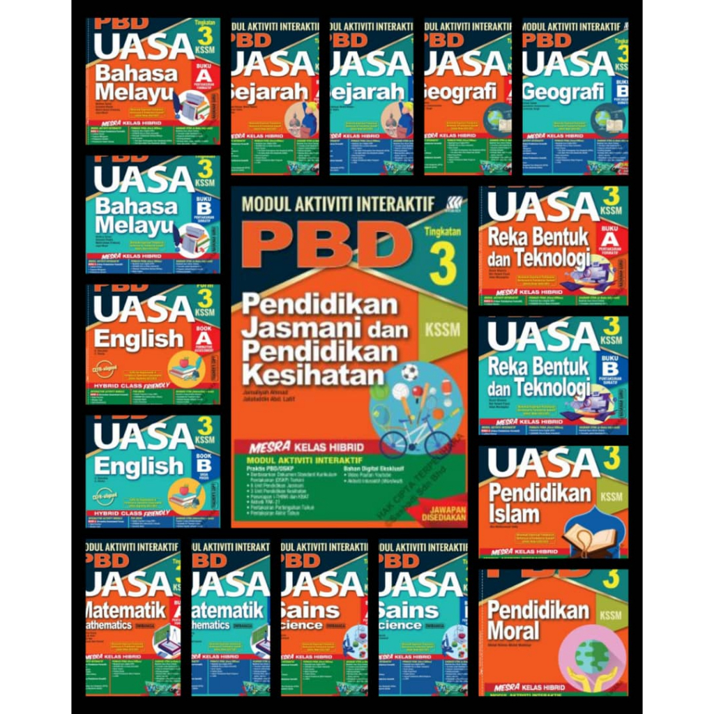 MODUL AKTIVITI INTERAKTIF PBD + UASA KSSM TINGKATAN 3 (2023) | Shopee ...