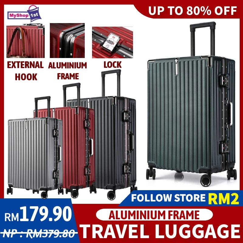 [Aluminium] DURABLE POLYCARBONATE HARDCASE TRAVEL LUGGAGE SETS ...