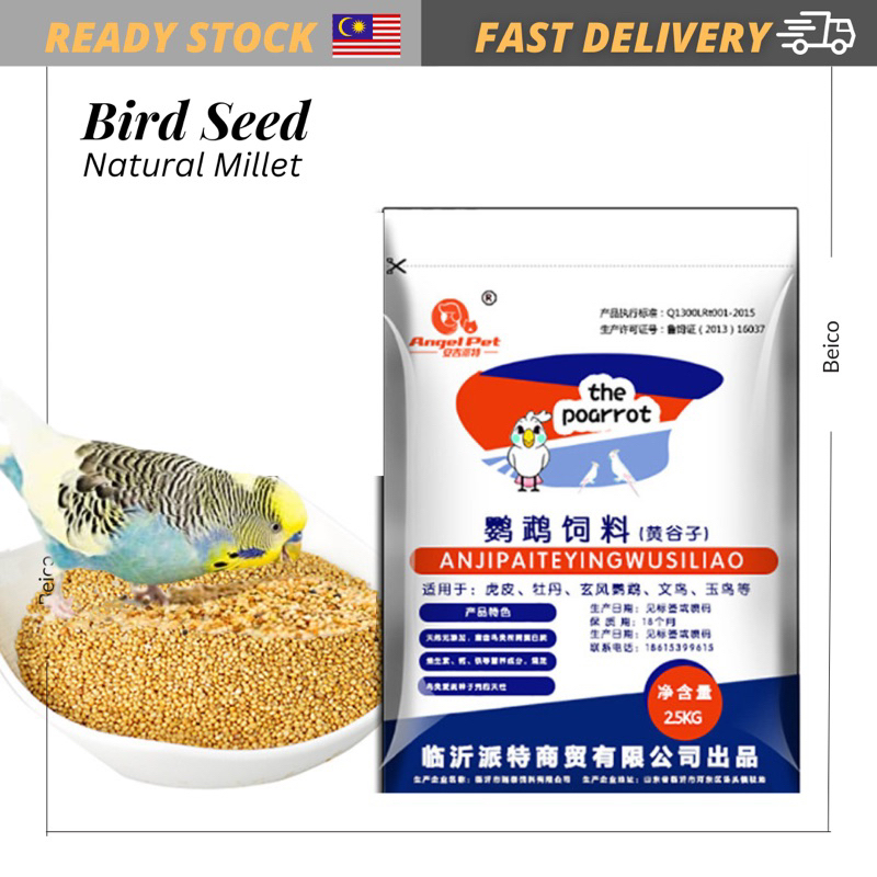 Kangni Seed for Bird Food Daily Use, Clean & Dry Seed for All Life