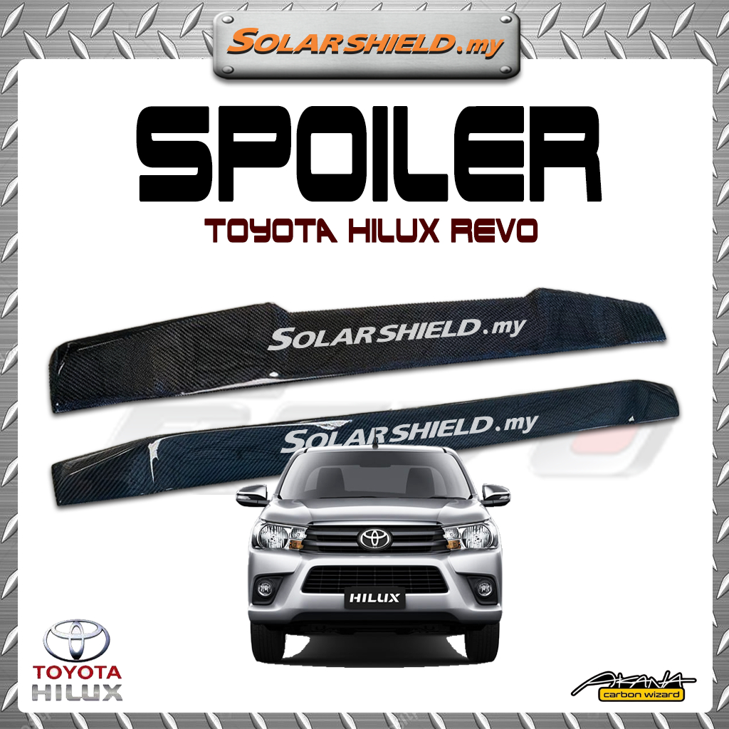 Toyota Hilux Revo Akana Carbon Wizard Rear Spoiler 4x4 Hilux Revo Akana