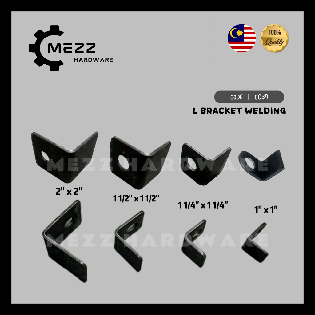 BESI ANGLE L BRACKET WELDING | Shopee Malaysia