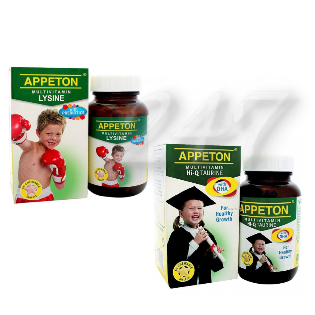 Appeton Multivitamin 60's Chewable Tablets (Lysine/HiQ Taurine