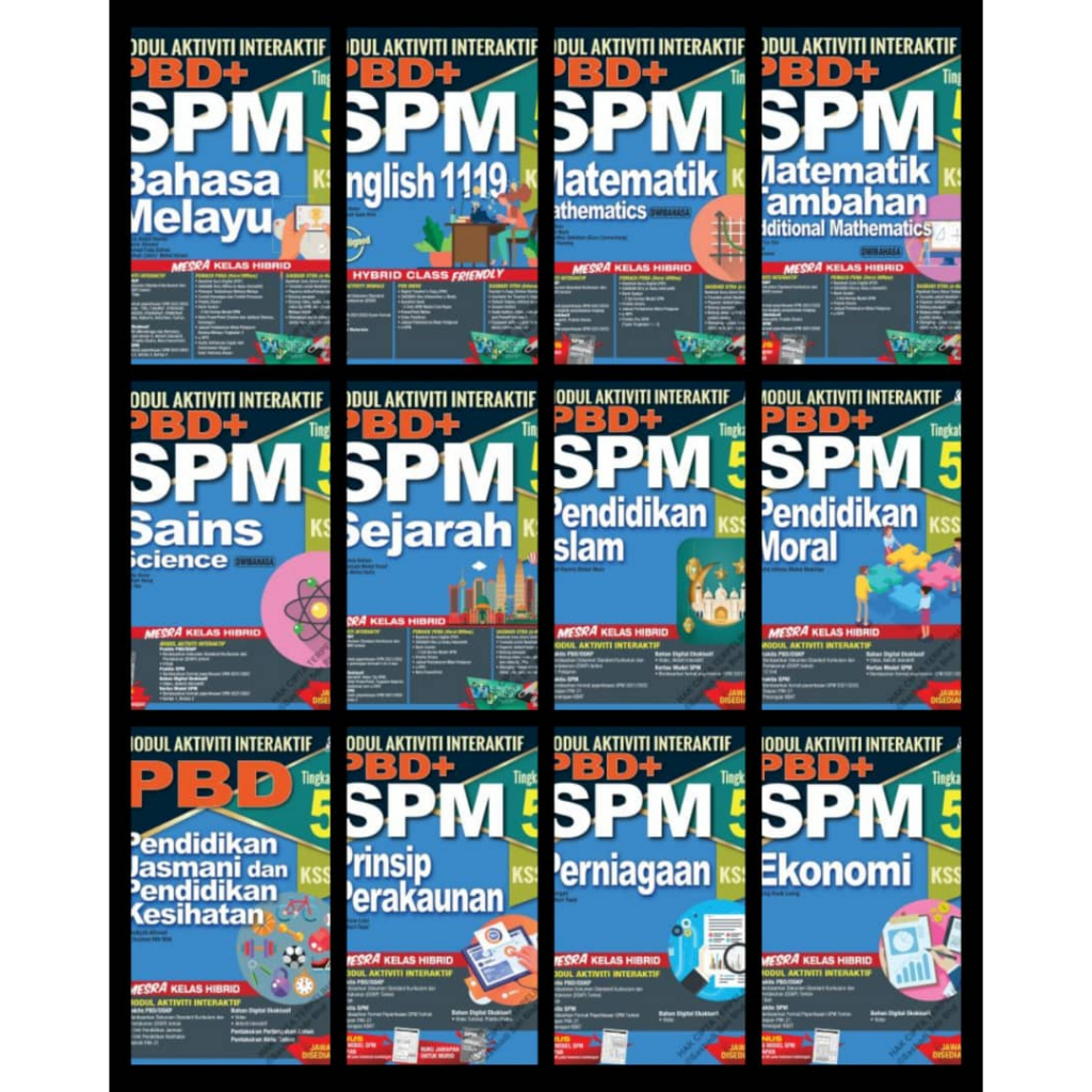 MODUL AKTIVITI INTERAKTIF PBD + SPM KSSM TINGKATAN 5 (2023) | Shopee ...