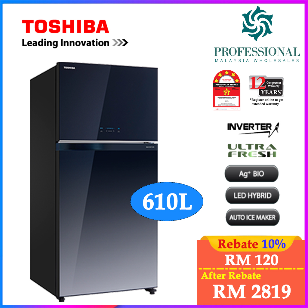 Toshiba fridge online 610l