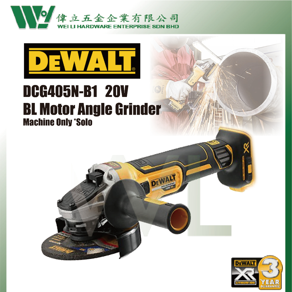 Dewalt dcg405n 18v online xr brushless