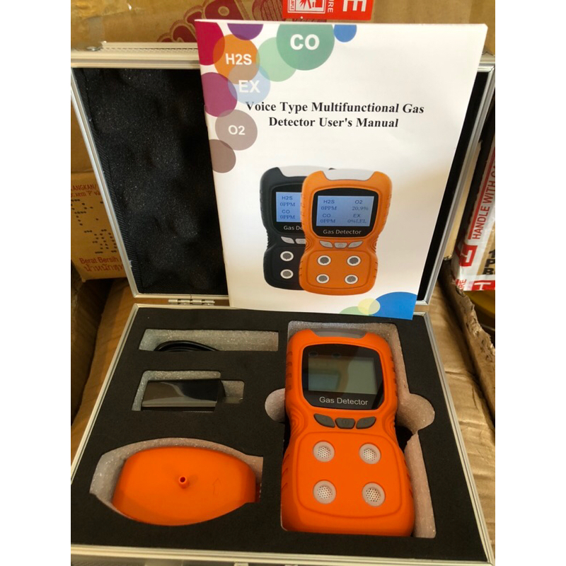 Gas detector 4 Gas Monitor Multi Gas Detector Meter Tester Analyzer