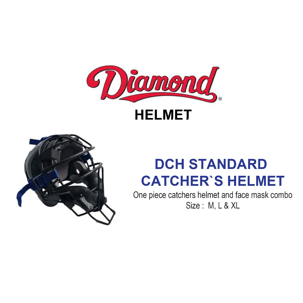 DIAMOND BASEBALL & SOFTBALL DCH STANDARD CATCHER`S HELMET DBH 97