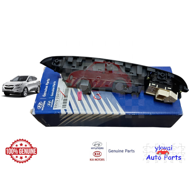 Genuine Hyundai Power Window Switch ASSY for Hyundai Tucson LM - 93570 ...