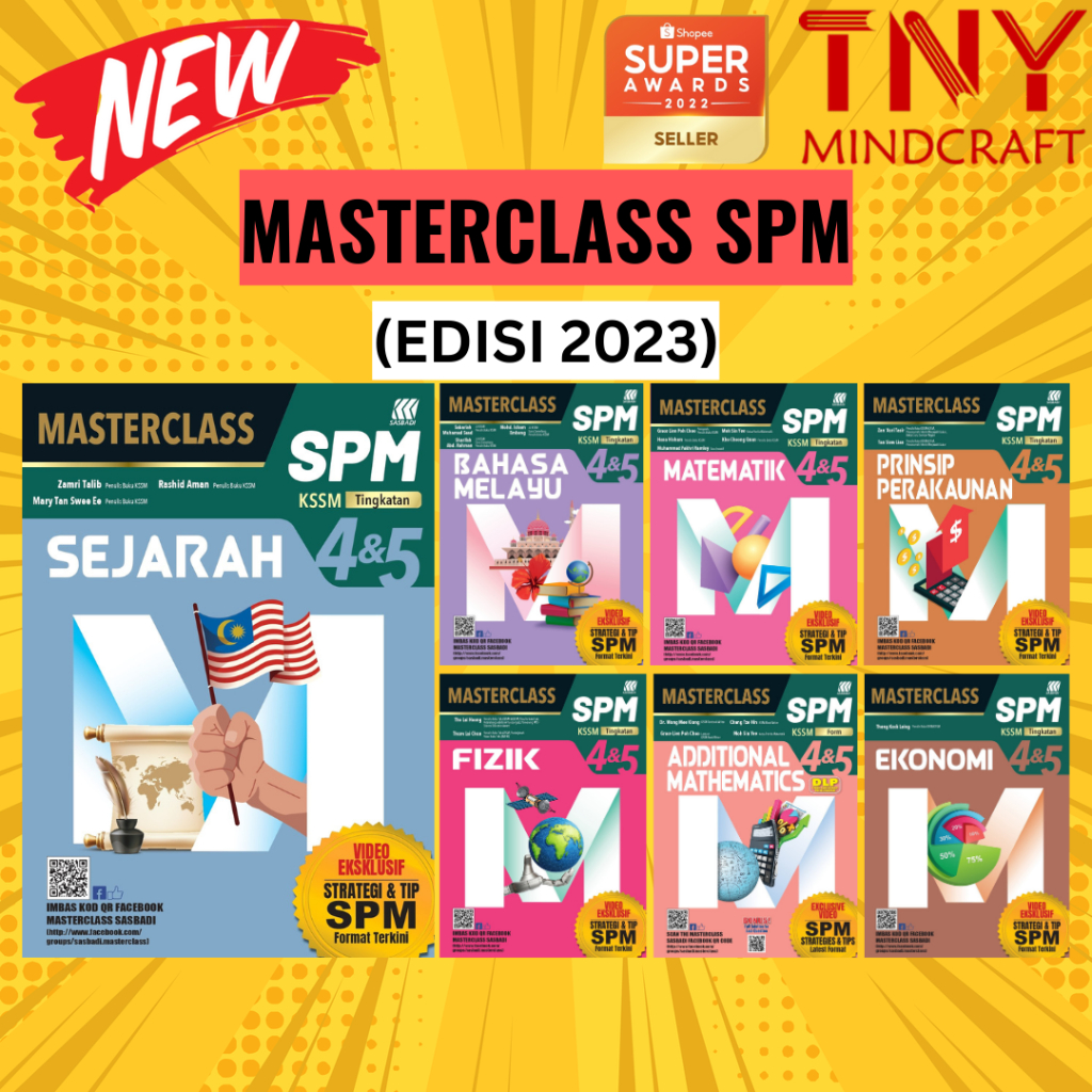 [tny] Buku Rujukan 2023 Masterclass Spm Tingkatan 4 And 5 Kssm Edisi