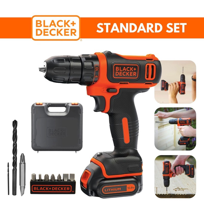 Black & Decker 12v Cordless Drill Driver - LD12SC-B1