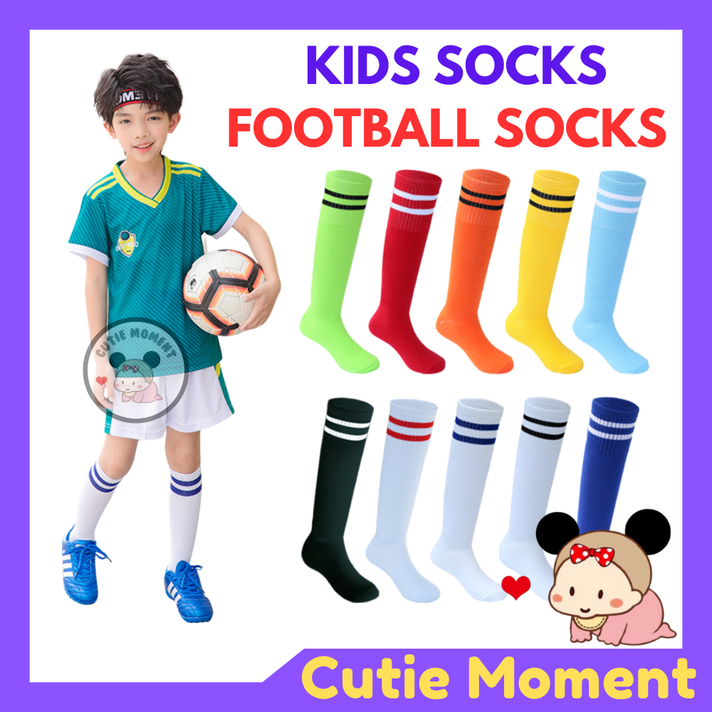 CUTIEMOMENT football socks kids stoking bola sepak budak panjang ...